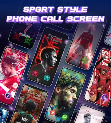 Color Phone Call Screen Theme android App screenshot 1